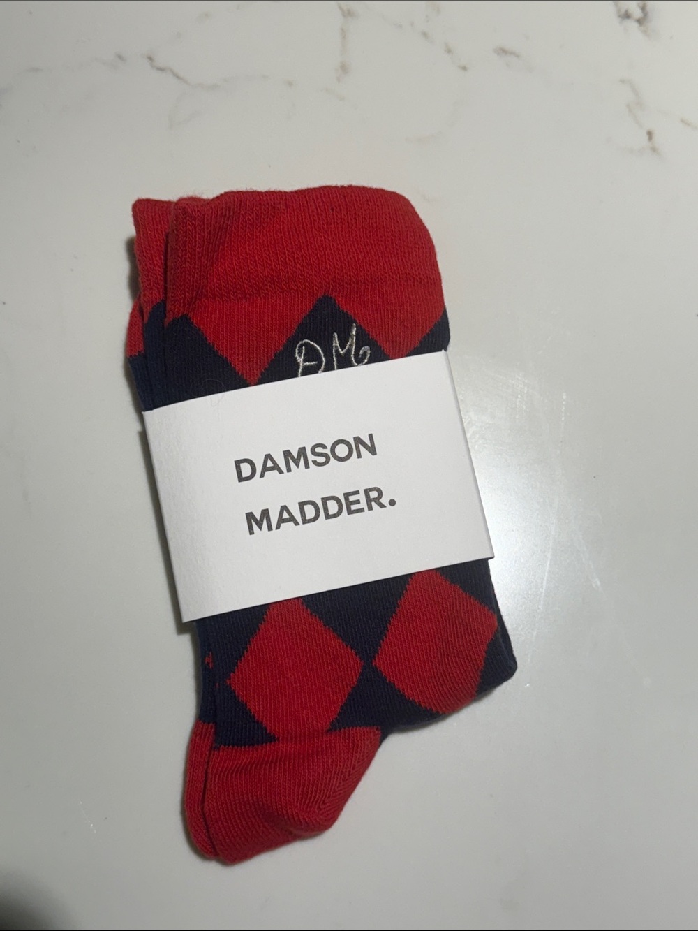 Damson Madder Calf Length Socks NEW